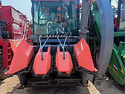 山东国丰4YZQP-3型自走式穗茎兼收玉米收获机